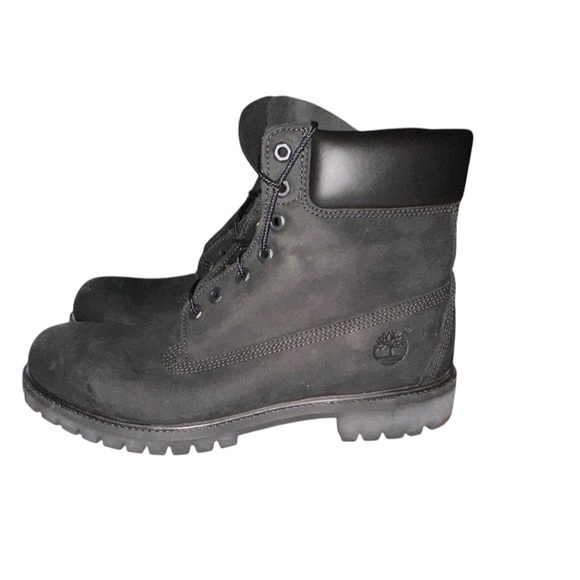 EUC Men's Timberland® Premium 6-Inch Waterproof Boot/ US 12 (black nubuck) - Picture 6 of 12